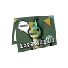ZAPROSZENIE NA URODZINY DINOZAUR DINO URODZINOWE DINOZAURY + KOPERTA