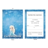 ZAPROSZENIE NA URODZINY FROZEN KRAINA LODU ELSA KSIĘŻNICZKA + KOPERTA