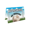 ZAPROSZENIE NA URODZINY PIŁKARSKIE PIŁKA BRAMKA FOOTBALL+ KOPERTA