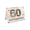ZAPROSZENIE NA 60 URODZINY STARE ŚMIESZNE RDZA ZARDZEWIAŁE + KOPERTA
