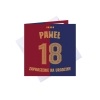 ZAPROSZENIE NA URODZINY PERSONALIZOWANE BARCELONA LEWANDOWSKI   + KOPERTA