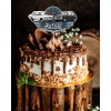 TOPPER NA 40 URODZINY TORT CIASTO PRL FIAT 125 126 LICZNIK VINTAGE RETRO