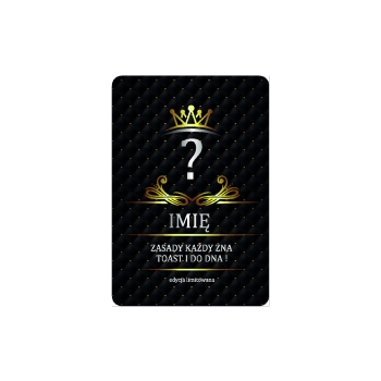 ETYKIETY NA DOWOLNE URODZINY LUXURY CZARNE LUX PERSONALIZOWANE 8szt.