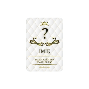 ETYKIETY NA DOWOLNE URODZINY LUXURY BIAŁE LUX PERSONALIZOWANE 8szt.