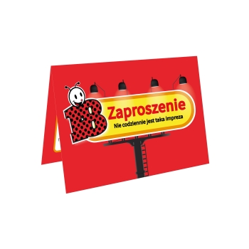 ZAPROSZENIE NA 18 URODZINY BIEDRONKA ŚMIESZNE URODZINOWE + KOPERTA