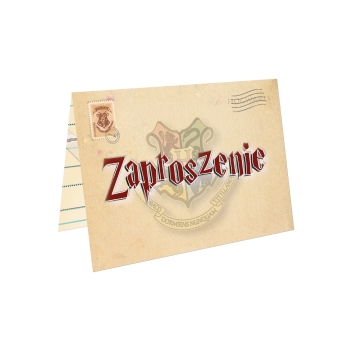 ZAPROSZENIE NA URODZINY HARRY POTTER LIST HOGWART URODZINOWE + KOPERTA